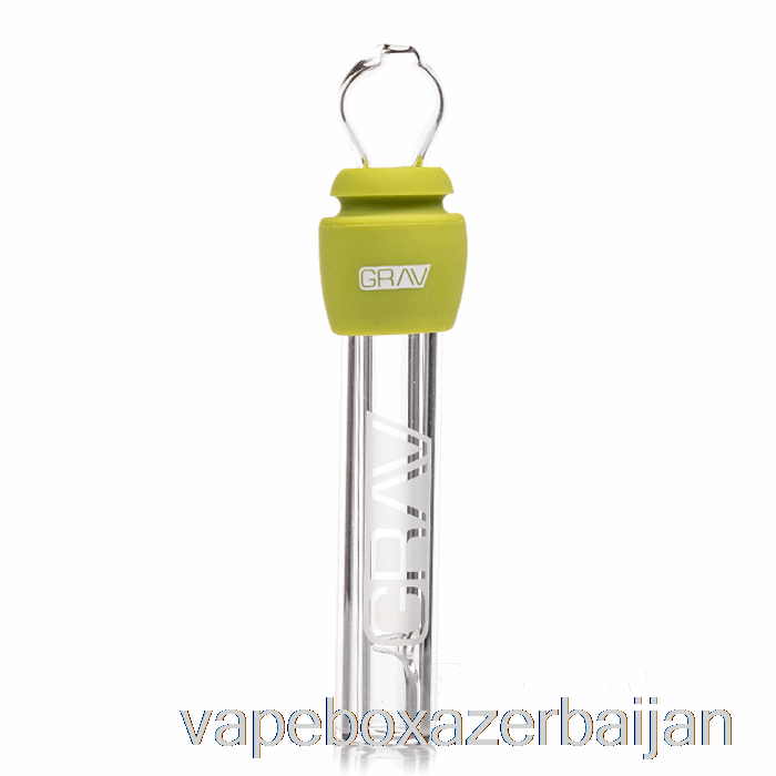 E-Juice Vape GRAV Glass Blunt with Silicone Avocado Green